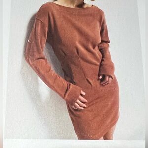 Nation Los Angeles Elegant Rust  Ronni Dress